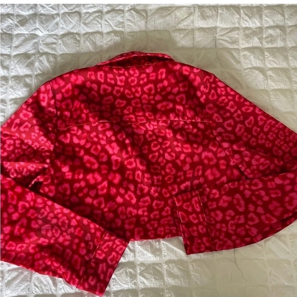 Good American red leopard pajama set - Picture 16 of 16